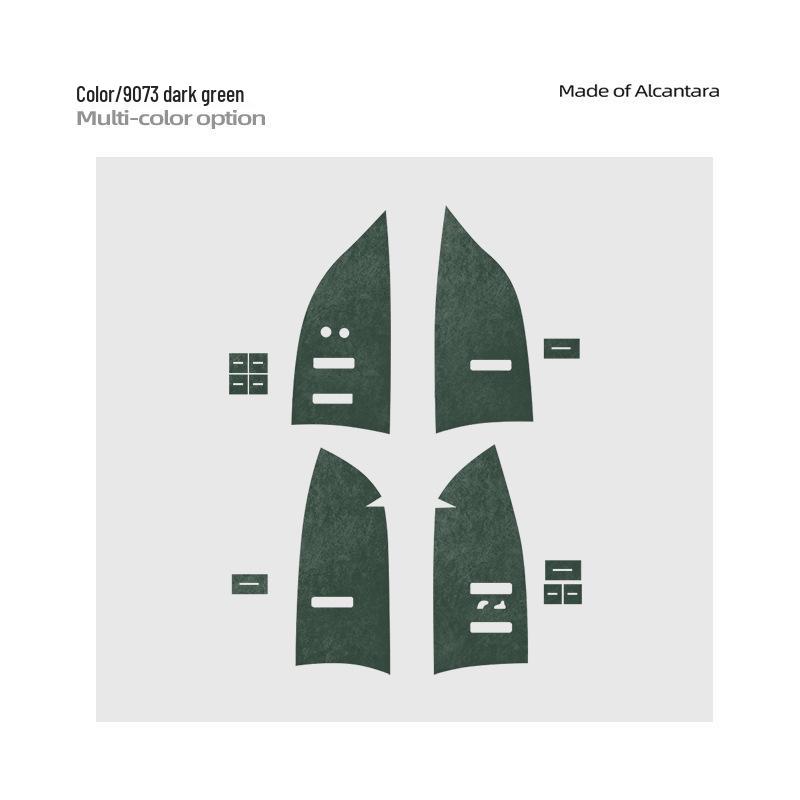 Zeekr 7X Alcantara Suede Window Lift Panel Ultra-Thin Sticker for Interior Button Decoration