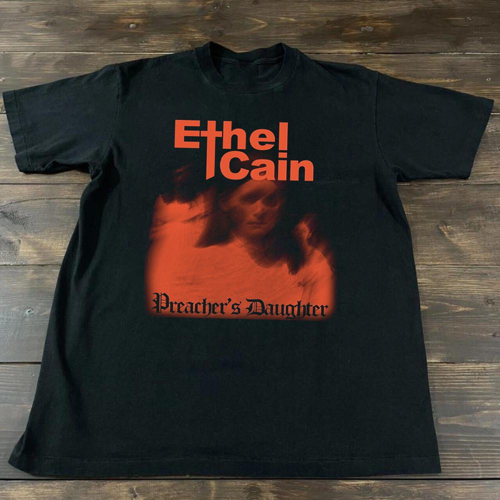 

New Popular Ethel Cain Preacher s Daughter Cotton Black All Size Shirt FF095 Unisex T-Shirt L
