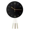 PLATINET WALL CLOCK LARK BLACK 30cm [45960] TE