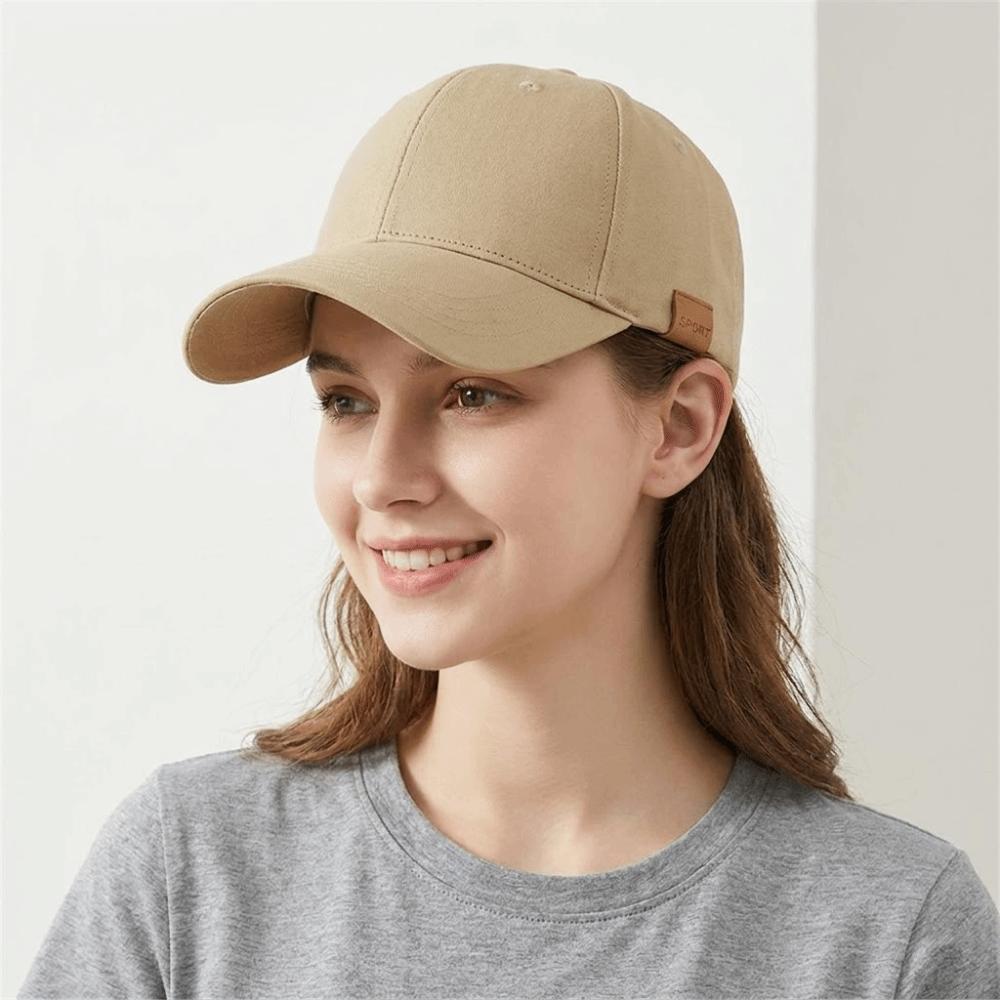 Versatile Baseball Cap Dry Quickly Snapback Hat Simple Sun Protection Peaked  Hat  Women