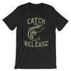 Catch And Release T-Shirt. Fishing Fisherman 100% Cotton Premium Tee NEW