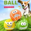 Interactive Dog Squeak Ball With Funny Expressions Soft Non-Toxic Latex Chew Toy Teeth Grinding Playtime Gift For Dogs 5