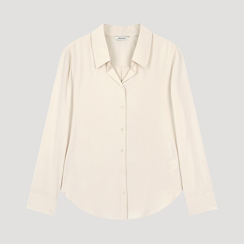 

She S miSS baSic Open Collar Shirt SwwSto32020 Cr creamy/55