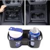 Sauicemy Auto Becher Getränkebecher Einsatz Organizer Mittelkonsole Autozubehör für Land Rover Defender 90 110 Becherhalter Schutz TPE Halter, Halter,