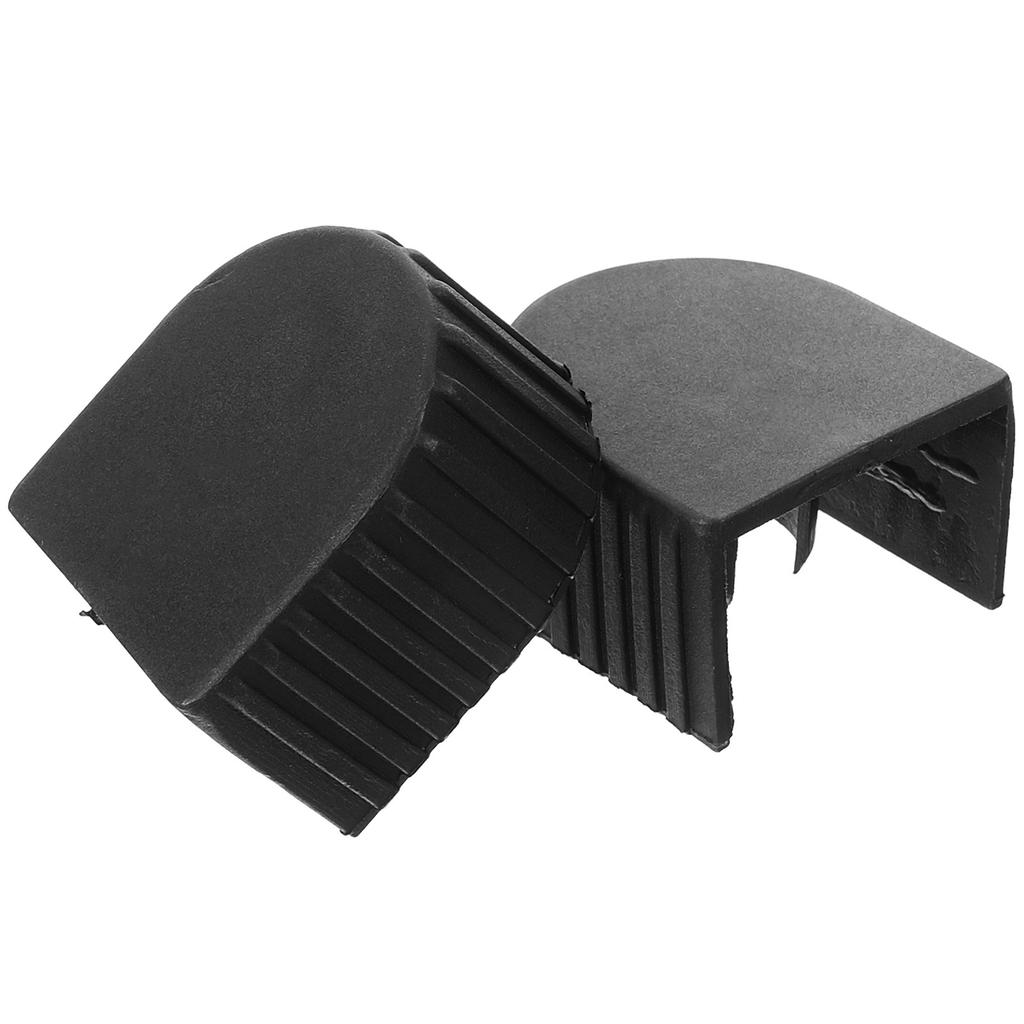 2Pcs Ladder Protective Covers Heavy Duty Plastic End Caps for Extension Ladders Aluminum Alloy Ladder Accessories