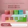 Koreanische Lippenmaske & Jelly Schlaf-Lippenbalsam Set - 20g Nachtreparatur-Feuchtigkeitscreme, Hydratisierend & Aufhellend für Lippenlinien (4-teiliges Set)