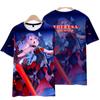 Honkai Impact 3 Seele Vollerei 3D Print T-shirt Summer Fashion O-Neck Short Sleeve Anime Streetwear Unisex Clothes