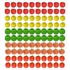 100Pcs Miniature Realistic Foam Apples Decorations 2cm Artificial Fruits Craft Ornaments For Wedding Table Setting