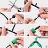 8-Hole Adjustable 360° Drip Irrigation Set for Easy Watering