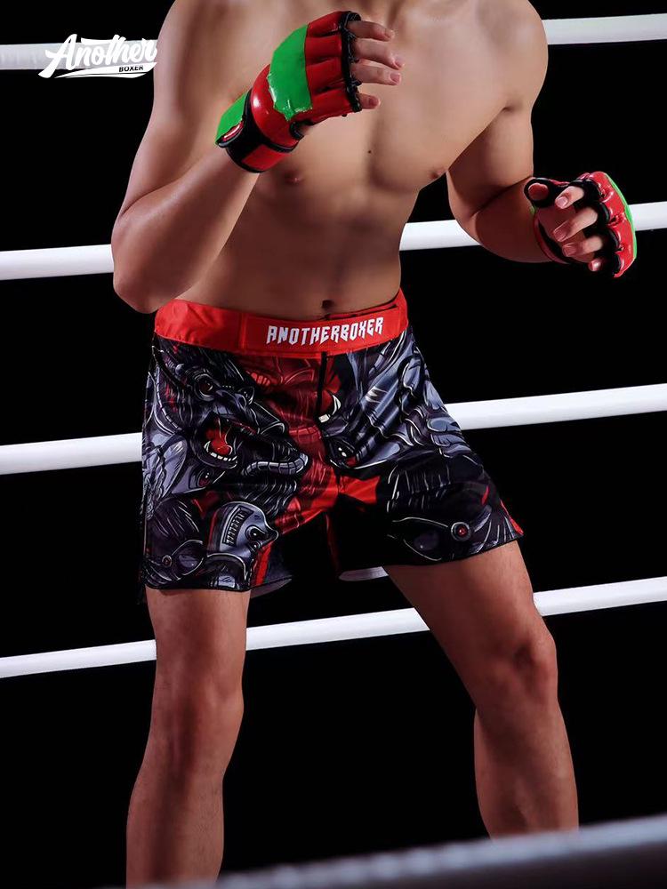 AN Nowe Uniseks Odporne na Rozdarcia Spodenki Treningowe MMA Jiu-Jitsu – Mikroelastyczne Spodnie do Walki