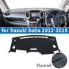 For Suzuki Solio 2012-2025 Sunshade Protective Carpet Dash Pad Dashmat Accessories Car Dashboard Mat