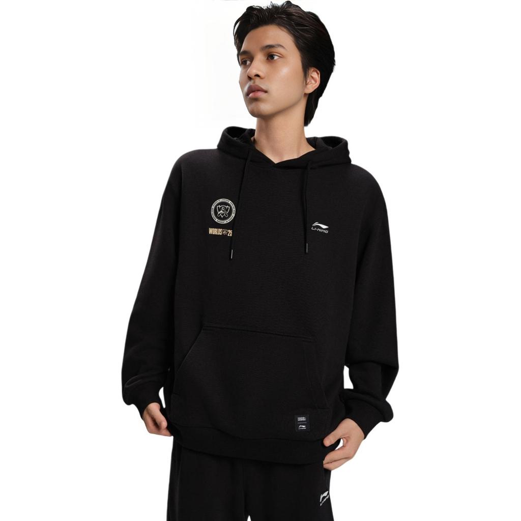 Li Ning X LPL Collaboration Sports Lifestyle Series Esports Series Casual Simple Versatile Loose Letter Sweatshirt Unisex Sweatshirt AWDVH29-3