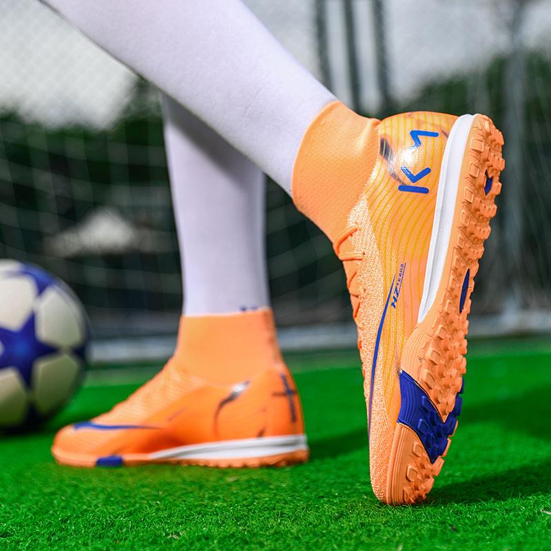 Kopačky pro muže a ženy Fotbalové boty Travnaté fotbalové boty Halové/venkovní Vysoké fotbalové kopačky TF