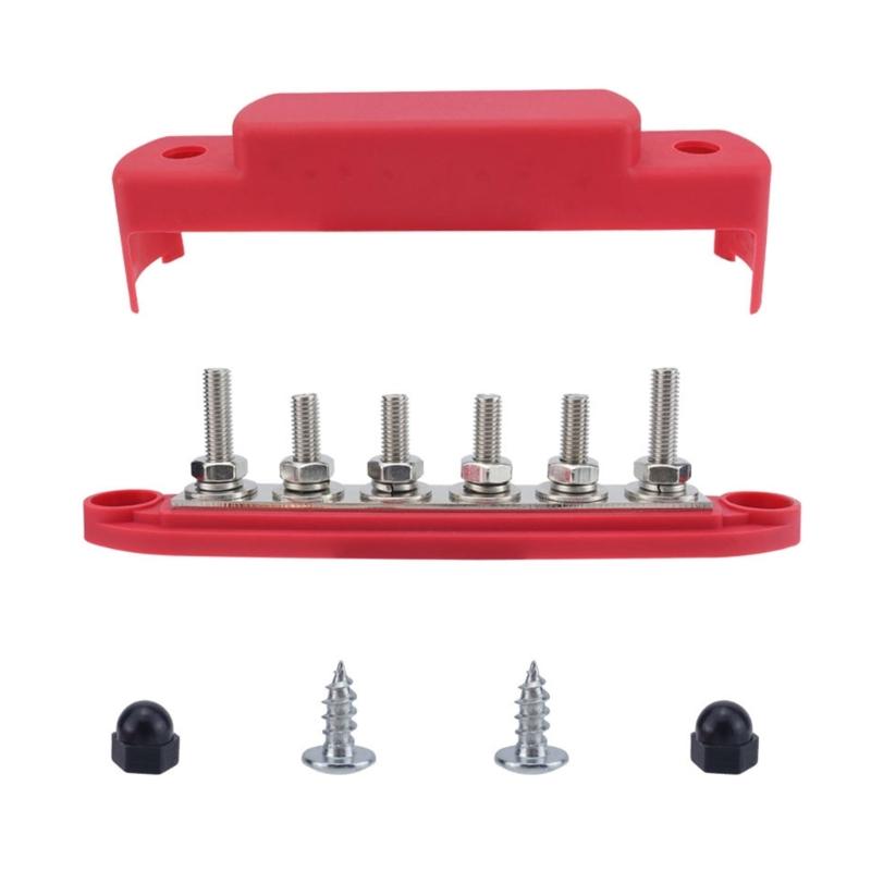 Busbar Power Distribution Block Suitable For Automotive Vehicle Electrical Car Ground Battery Busbar With Terminal Studs