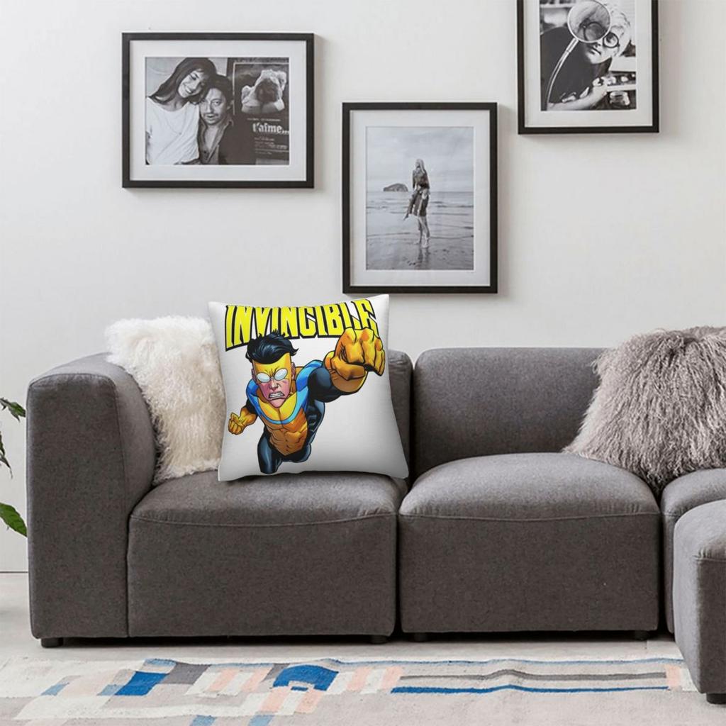 Invincible Comic Anime Pillowcase Double-sided Printing Fabric Cushion Cover Decoration Pillow Case Cover Home 40*40cm