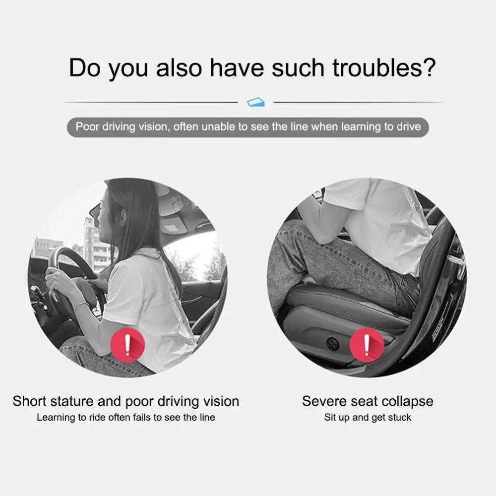 Ergonomic Design Office Chair Butt Pad Improve Driving Vision Car Seat Cover  for Car Seat