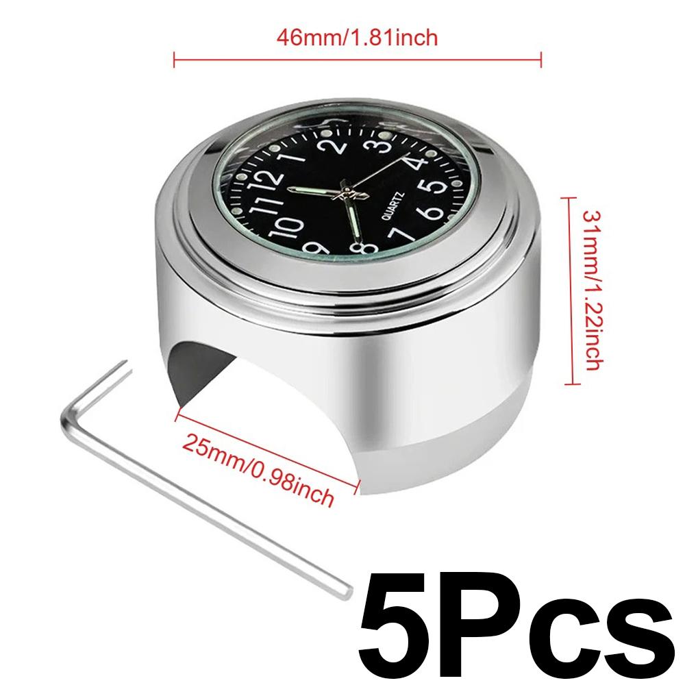 Motorcycle Luminous Clock Temperature Gauges Waterproof