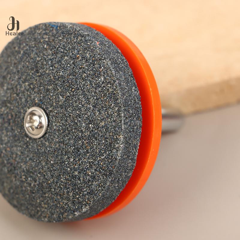 1 PZ Affilatura Semplificata Affilatrice Elettrica per Tosaerba con Testa di Molatura Resistente all'Usura e Levigatrice con Pietra