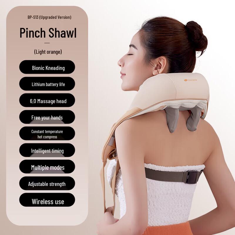 BAOPAI BP-S13 Neck and Shoulder Kneading Massager CN Plug (adapter Included)