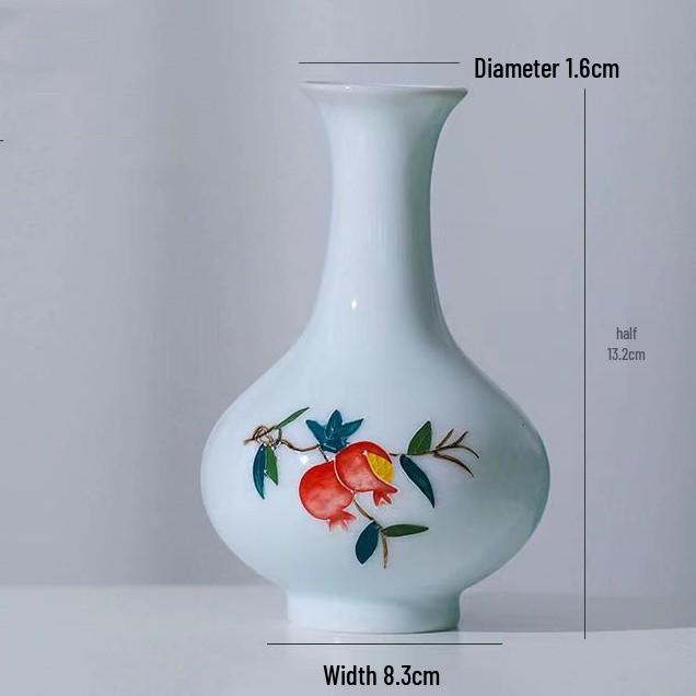 Antique Blue and White Chinese Porcelain Vase - European & American Handicraft for Flower Arrangements