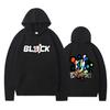 Blockautumn and Winter Men's and Women's Fashionable Printed Hoodies, Fashionable Pullovers, Casual Long Sleeved Warm Sportswear