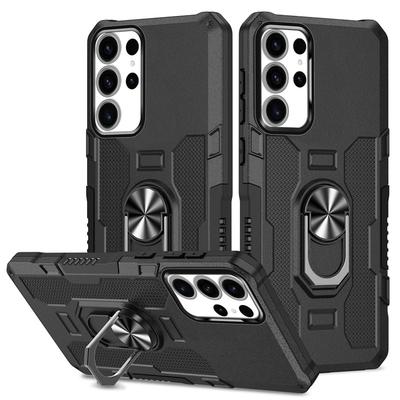 Husă Armură Antishock cu Suport Inel Magnetic pentru Samsung Galaxy S25 Ultra S25 Plus SamsungS25 5G Capac Spate