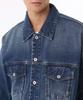 Musinsa Standard Extra Oversized Denim Trucker Jacket [Medium Indigo]