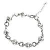 Exquisite Retro Heart Tassel Bracelet: Sterling Silver, High-End Luxury Jewelry for Women
