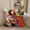 K-Keira Christina Knightley Decorative Room Aesthetics Pillow Case Home Decor Bedroom Sofa Bed Couch Pillow Cover 45x45