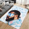 Aesthetic Geometric Modern Wall Art Area Rug, Non-Slip Washable Throw Carpet for Living Room Bedroom Entryway Home #1028