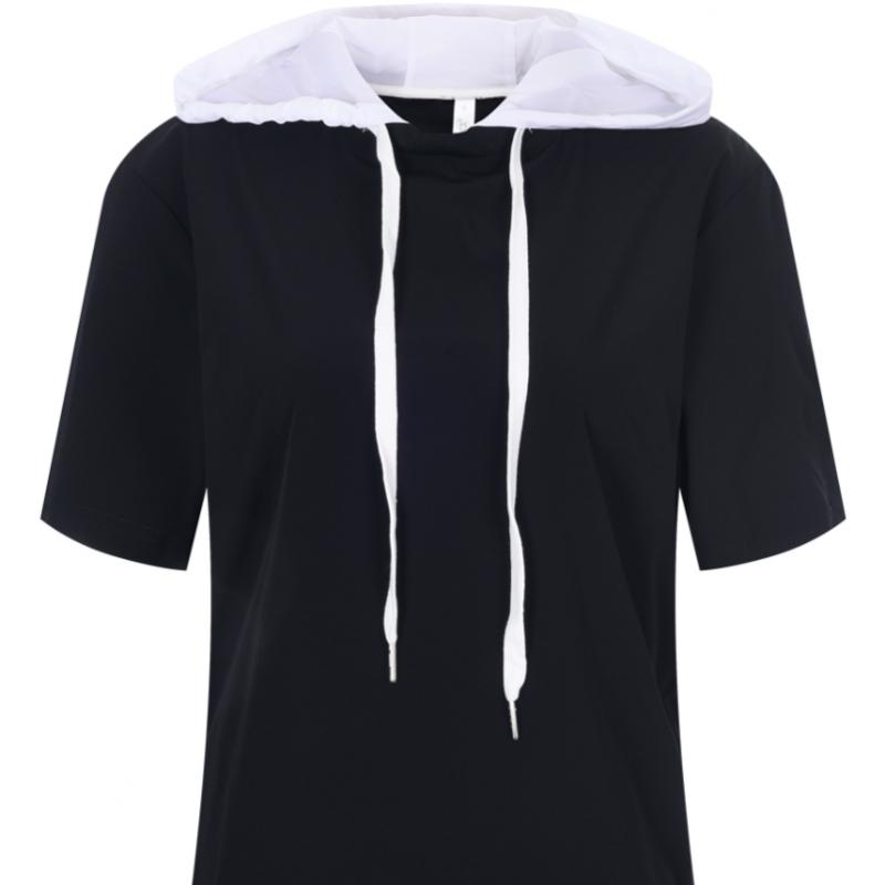 Shop   Women S SS Premium BoTTom STring Span ShorT Sleeve Hoodie T ShirT Lb wSh 