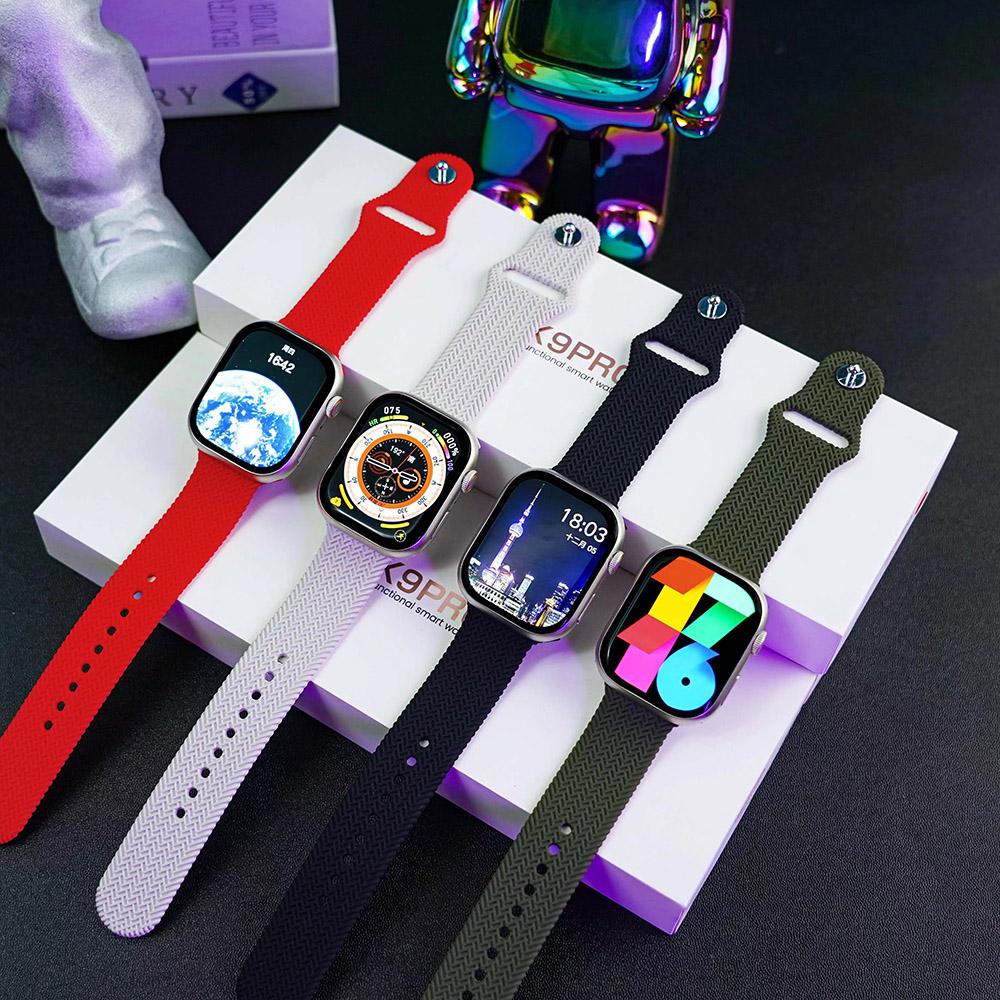 Rainbuvvy HK9 Pro Náramek Chytré hodinky 2,02palcový OLED 410x494 LC11S BT 5.1 Vodotěsné IP67 Podpora Bluetooth volání Sledování kroků Monitorování spánku