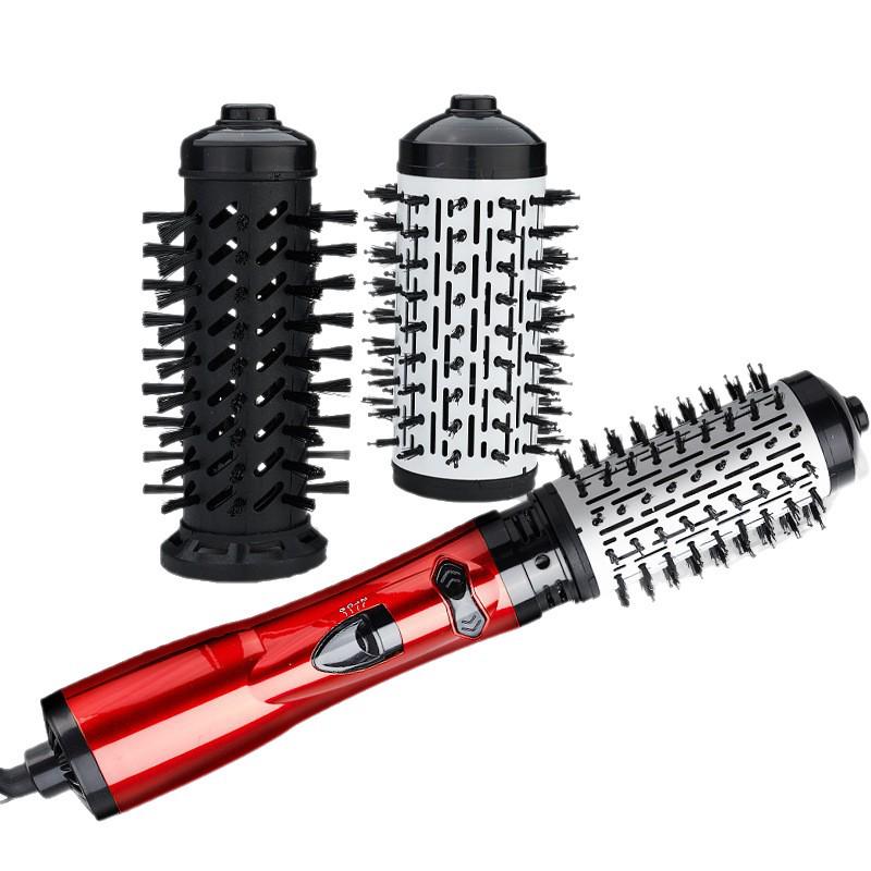 2-in-1 rotierender Lockenstab: Konstante Temperatur, Flauschig, Abnehmbar, Haarschonendes Styling-Werkzeug