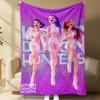 Kpop Witch Hunters Blanket Blanket Jit Witch Hunters Peripheral Pattern Digital Printed Flannel Blanket Blanket