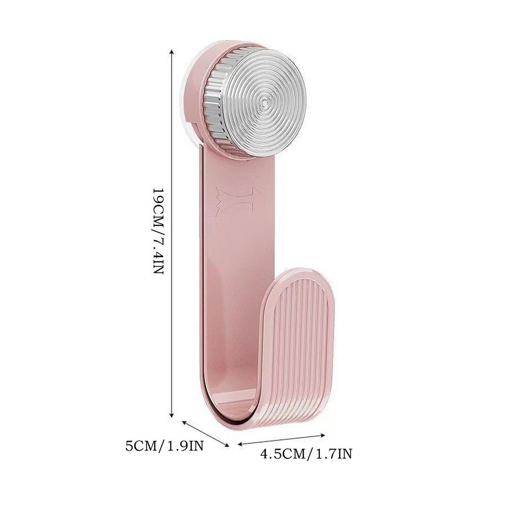 Suction Cup Pot Lid Holder Wall Mounted Rotating Pot Lid Rack Adjustable kitchen Organizer Cream Color Punch-free