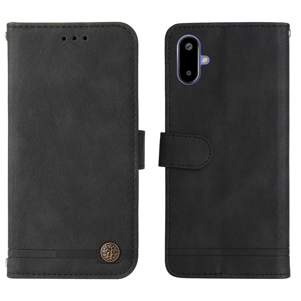 For Samsung Galaxy F06 5G Leather Wallet Cases Skin Touch Phone Cover Stand with Strap