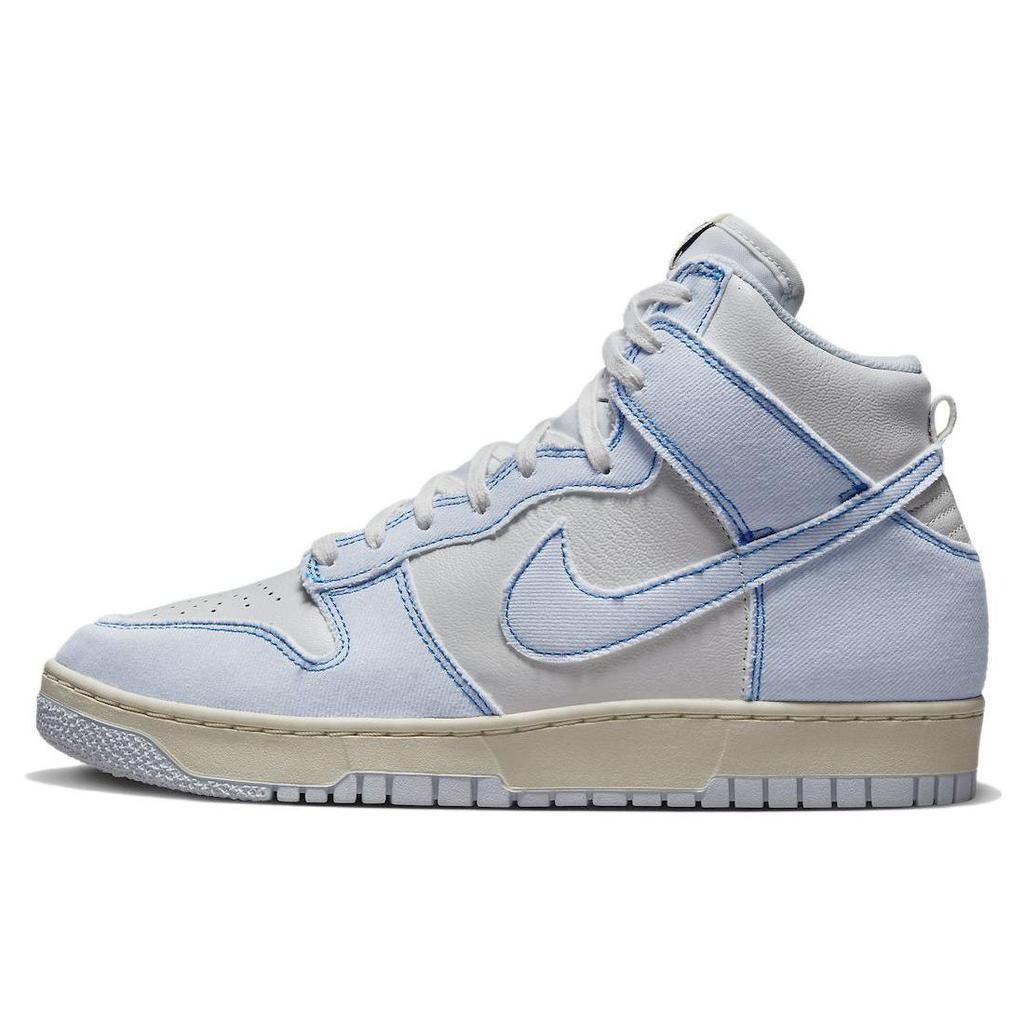 Nike Dunk High 1985 Blue Denim Unisex Sneakers White Summit-White Football-Grey DQ8799-101