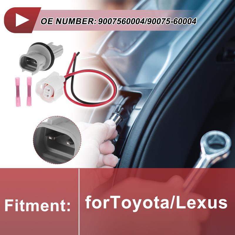 X Autohaux Turn Signal Light Socket Wiring for Toyota for Lexus No.9007560004 Parking