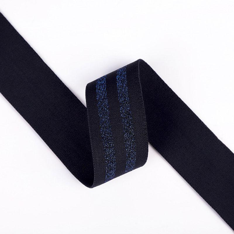 Bande elastiche a righe da 1/3/5 metri Spesse Alta Elasticità Maglia Elastica per Fai da Te Cintura Gonna Accessori da Cucito 40mm