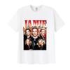 Jamie Campbell Bower Maglietta Grafica Vintage Unisex Moda Gotica T-shirt Oversize Alta Qualità Cotone Puro T-shirt Streetwear