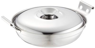 Pearl Metal Chili Pot Udon Suki with Astragalus Stainless Steel Tabletop Pot In Restaurant [Made Japan] H-707