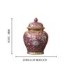 Chinese Ceramic Tea Leaf Airtight Jar with Enamel-painted General Jar Decoration High-end Candy and Coffee Beans Storage Bottle
