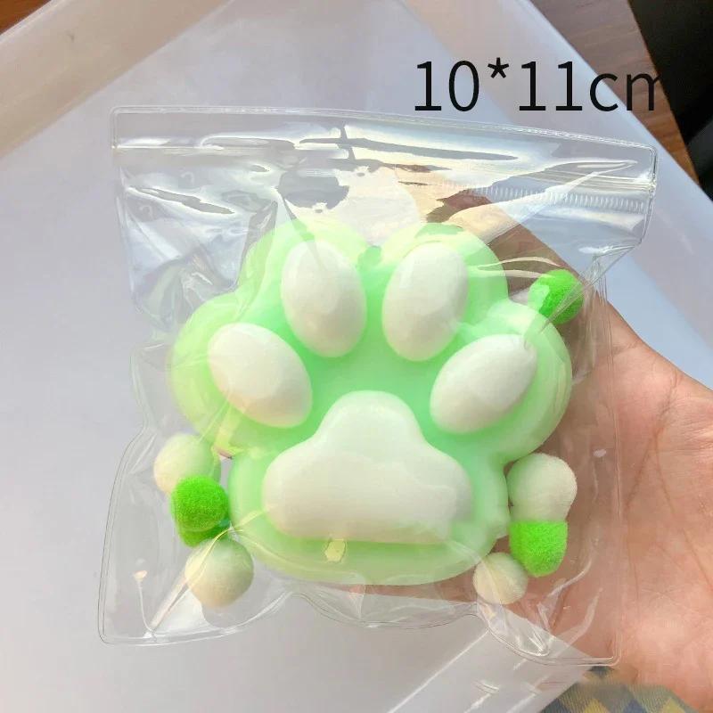 Popular Latest Press Super Large Cat Paw Cute Cat Foot Gentle Rebound Soft Jelly Pinch Decompression Squeeze Toy Antistress Release Toy