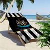 Newcastle United Logo Aufdruck Strandtuch, Großes Weiches Schnelltrocknendes Handtuch für Strand Camping Schwimmen