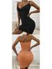 Women's European & American Sexy V-Neck Bodycon Sling Dress - Summer Style
