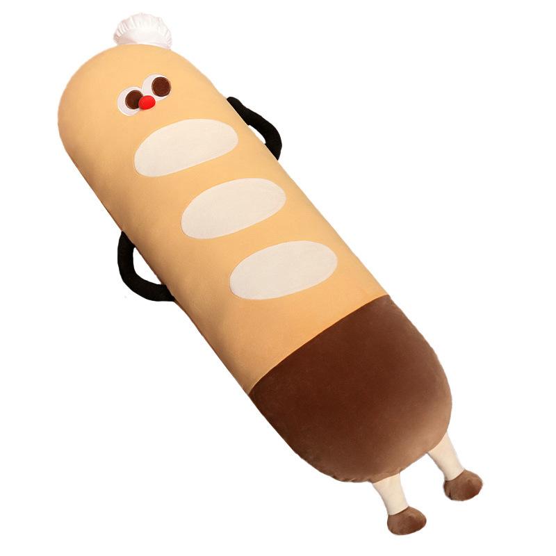 Cartoon Soft Baguette Long Throw Pillow Plush Toy Home Sofa Pillow Cushion Girl Doll