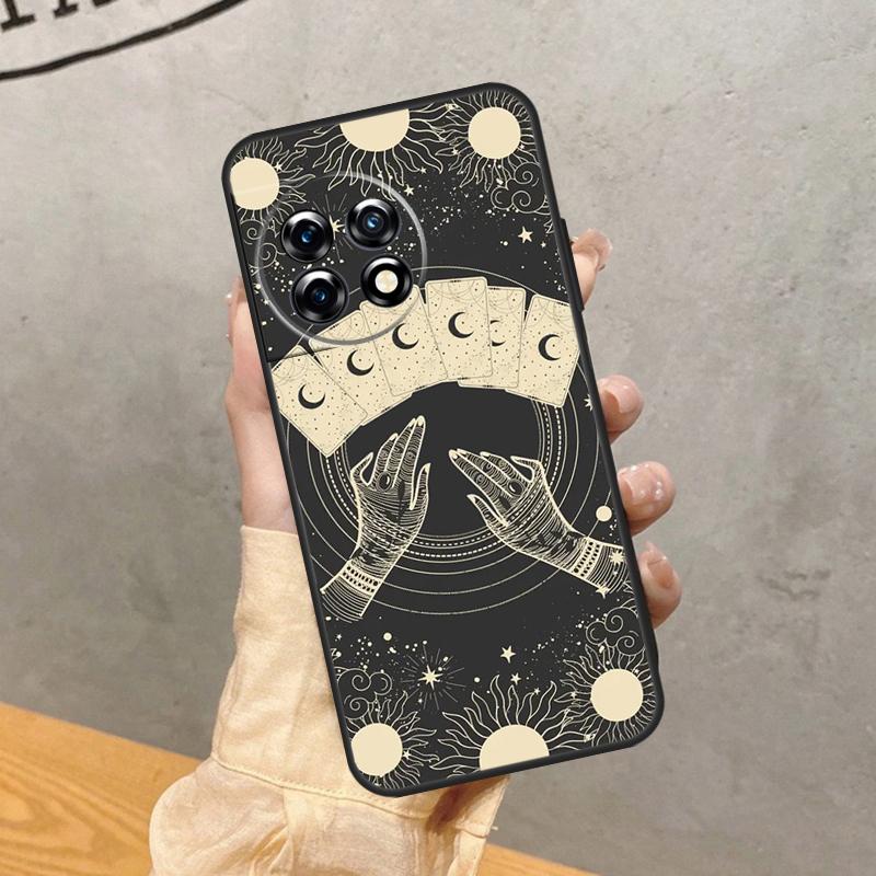 Fortune Telling Moon Stars Hands Case For OnePlus 15 R 13 13R 13T 12 11 10R 10T 8T 9 10 Pro Nord CE 5 4 2 3 Lite N20 N30 Cover