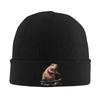 Capybara Play Skateboard Knitting Hat Street YK Caps Adult Unisex Outdoor Beanie Hats Spring Graphic Warm Soft Bonnet Hats