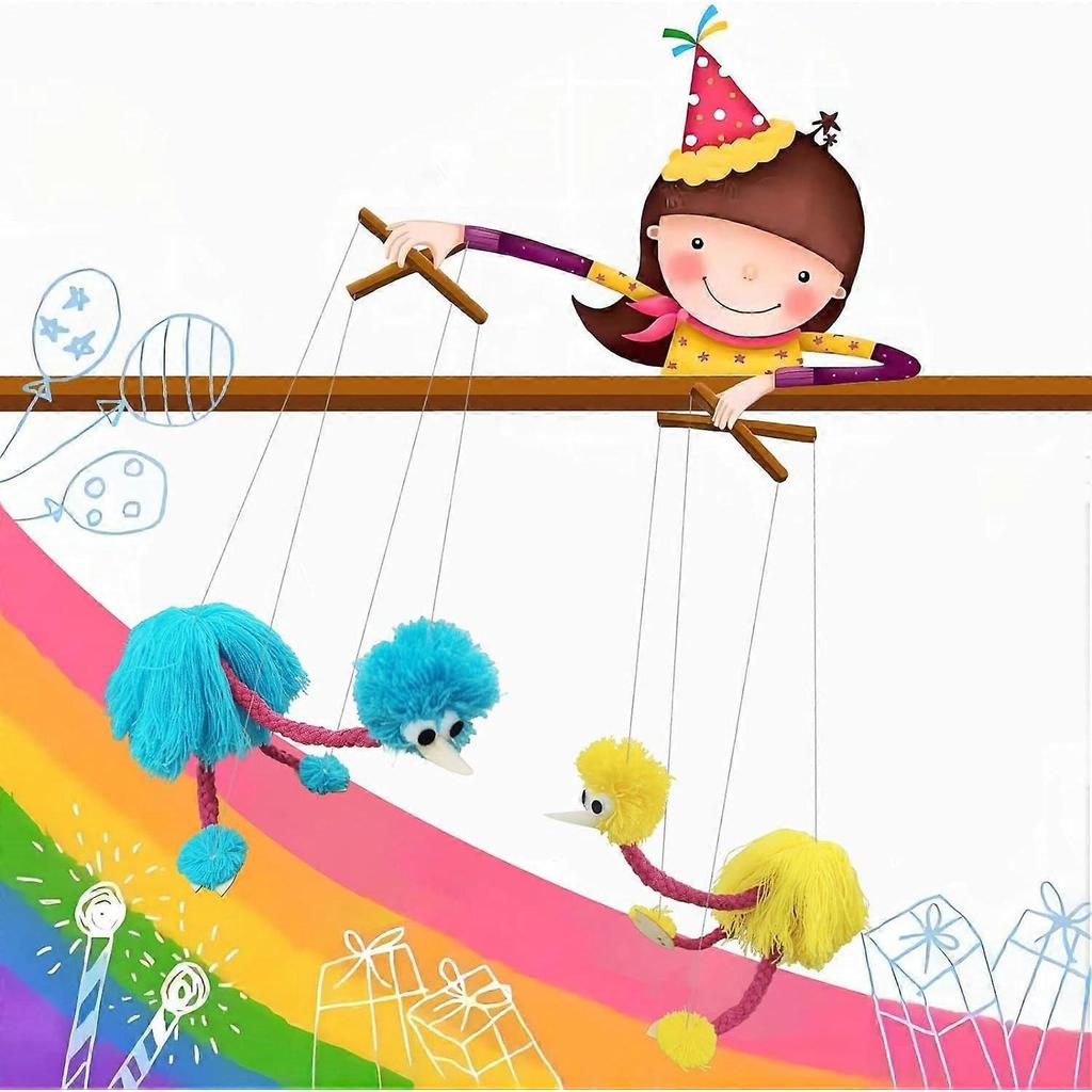 Puppet-Marionette Puppets-Animal Hand Puppets for Kids-Bird String Puppet-Bird Puppet with Strings-Parent-Child Interactive Educational Toys-Outdoor a
