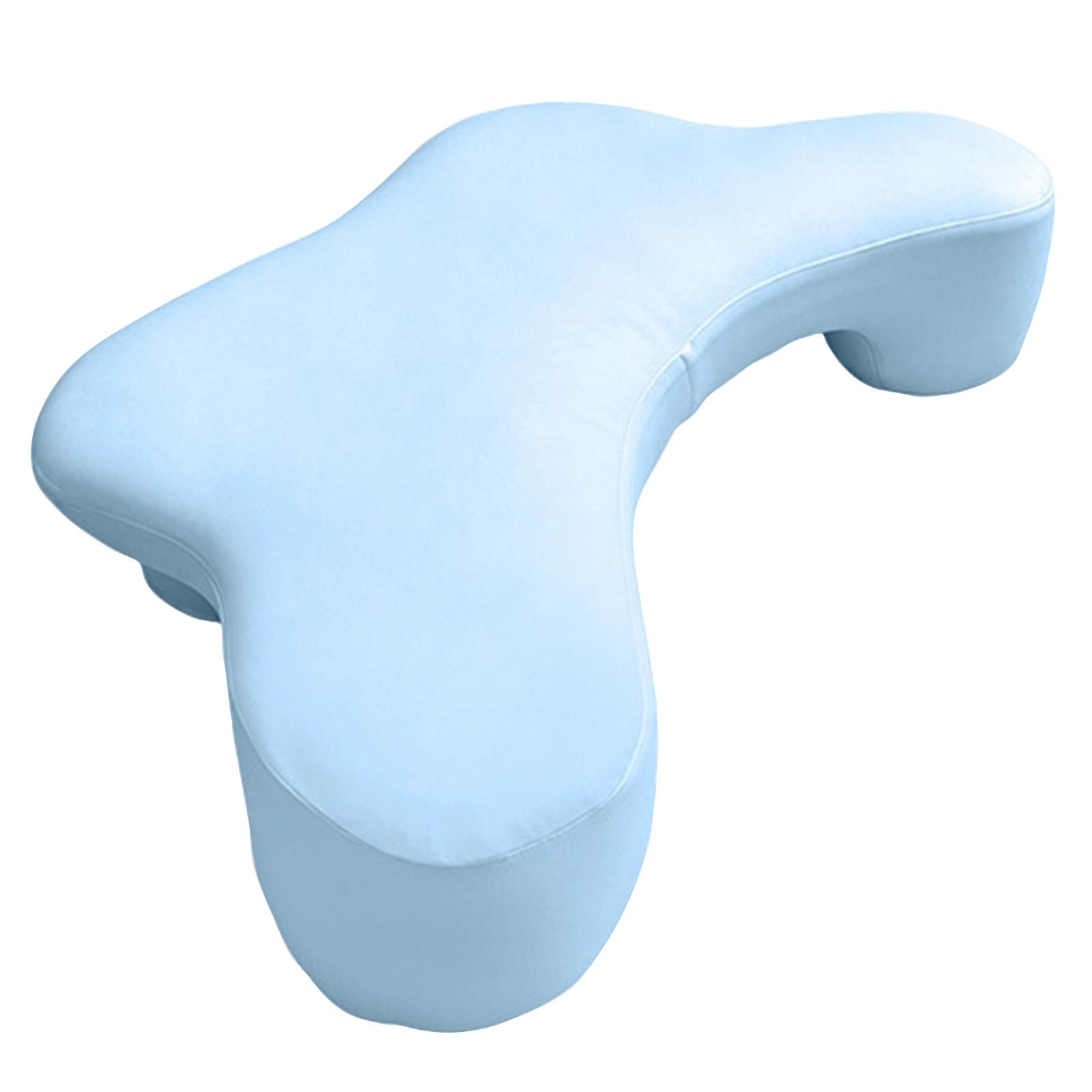 

Memory Foam Side Sleeper Pillow for Adults Ergonomic Arm Support Pressure Relief Anti-Numbness Sleeping Cushion for Bed Use One Size синий